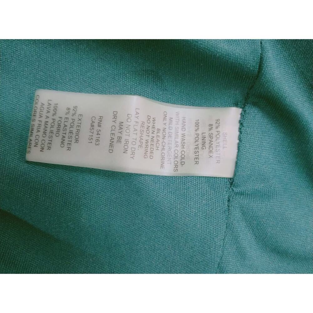 Vince Camito hunter green cowled-neck cinched on the side size 8 dress. - Picture 13 of 13